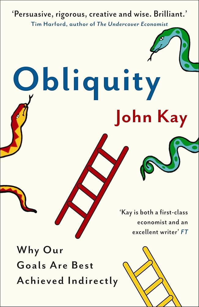 Obliquity, Why our goals are best achieved indirectly cover